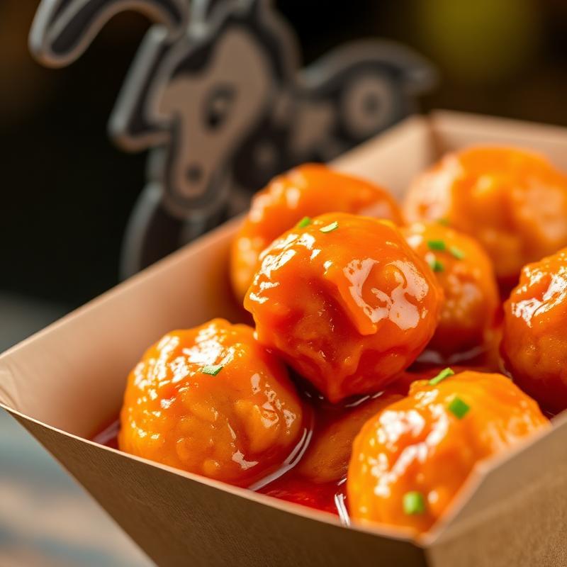 Chicken Balls & Curry